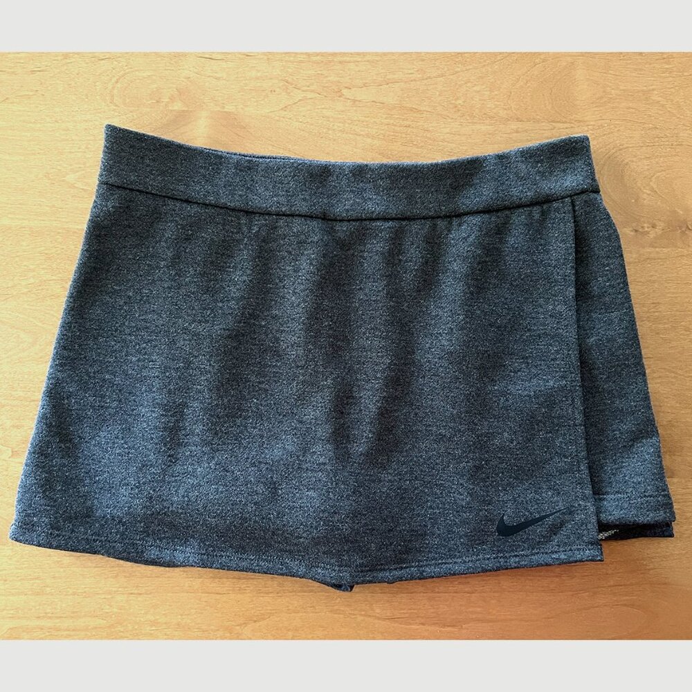 Nike Sport Dri-Fit Mini Skort, Women's Small, Charcoal Grey, Athletic Wear